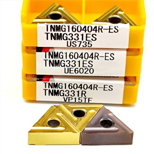10 stücke Fräser Drehen Werkzeug Drehmaschine TNMG160404R ES VP15TF UE6020 US735 Hartmetall Einsatz TNMG 160404R CNC Harte Legierung Schneiden metall(TNMG160404R US735) von LXXOZ