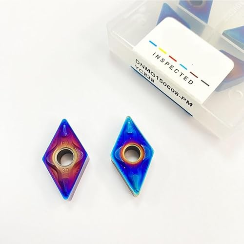 10 teile/schachtel Hartmetall Einfügen DNMG150608 PM YC838 Interne Drehen Werkzeug Metall Drehmaschine Werkzeuge CNC Legierung Klinge Drehen Einsätze DCMT von LXXOZ