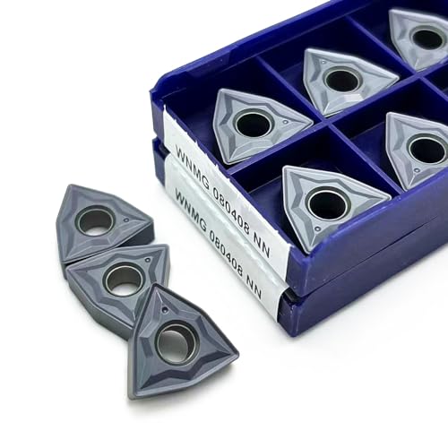 10PCS LAMINA Maschine Werkzeug WNMG080404 NN LT10 Hartmetall Insert CNC Drehmaschine Cutter Kopf WNMG080408 NN LT10 Werkzeug Hohe qualität Produkt(WNMG080408 NN LT10) von LXXOZ