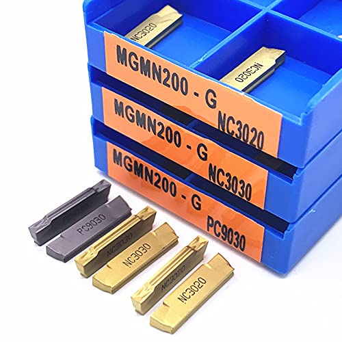 10PCS MGMN200-G NC3020/NC3030/PC9030 Original Drehen Einsätze CNC Drehmaschine Cutter Grooving Klinge Werkzeug(MGMN200-G PC9030) von LXXOZ