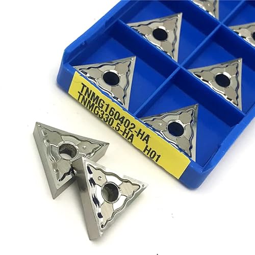 10PCS TNMG160404 AK HA H01 TNMG160408 TNMG160402 Aluminium Drehen Einsätze Hartmetall Runde Klinge TNMG 160408 CNC Drehmaschine Cutter(TNMG160404 HA H01) von LXXOZ