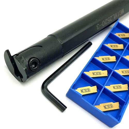 1PCS MGIVR2520-1,5 MGIVR2520-2 MGIVR2520-3 MGIVR2520-4 HSS CNC Loch Revolver Werkzeug Halter + 10PCS MGMN150/200/300/400 schneiden Werkzeuge(MGIVR2520-1.5) von LXXOZ