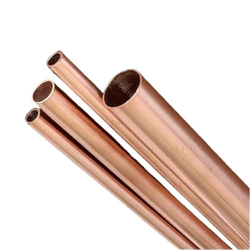 1pc Kupferrohr Hohles Rundrohr Gerades Rohr OD 10 11 12 13 14 15 16 17 18 19 Mm ID 18 17 16 15 13 10 9,5 9 8 7 6 5(245MM X1PCS_12X11X0.5MM) von LXXOZ