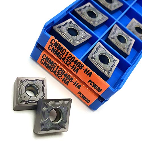 CNMG120404 CNMG120408 HA PC9030 Hartmetall Einsätze Drehmaschine Werkzeug Hohe Qualität Externe Drehen Werkzeug CNC Edelstahl Drehen Einsatz 10 stücke(CNMG120404 HA PC9030) von LXXOZ