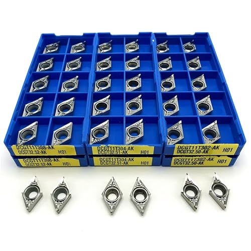 DCGT11T302 DCGT11T304 DCGT11T308 AK H01 Aluminiumeinsätze Drehwerkzeuge Schneidwerkzeug CNC Einsatzkarbidholz -Holzwerkzeuge drehen(DCGT070208 AK H01) von LXXOZ