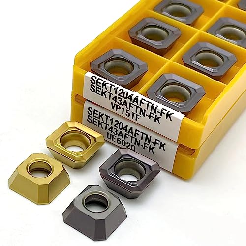 Fräsen Einsatz SEKT1204 AFTN VP15TF Hohe Qualität Hartmetall Einsatz Sekt 1204 Drehmaschine Werkzeug Teile Fräser CNC Bearbeitung SEKT(SEKT1204AFTN VP15TF) von LXXOZ