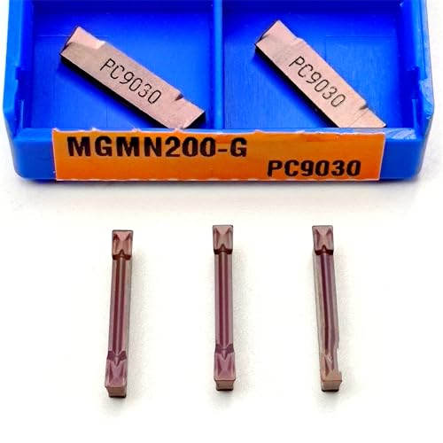 MGMN200-G PC9030 Hochwertiger Fräser Hartmetalleinsätze Hartlegierungsklingenwerkzeug MGMN 200 CNC-Außendrehen 10 Stück von LXXOZ