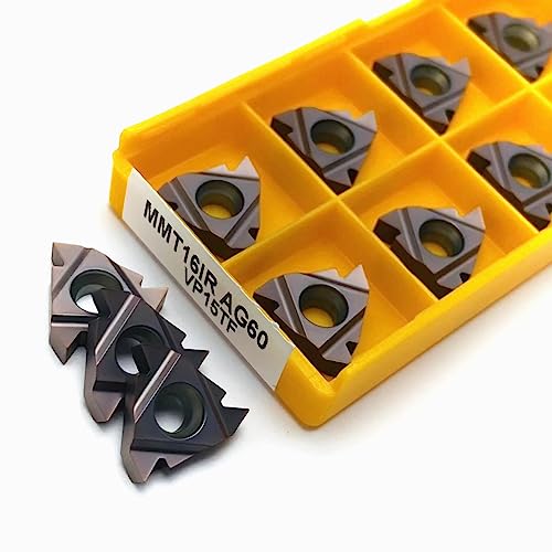 MMT16ER 16IR AG60 VP15TF UE6020 US735 Gewindedrehwerkzeug Hartmetallwerkzeug Fräser MMT 16 ER AG60 Gewindeeinsatz(16ER AG60 UE6020) von LXXOZ