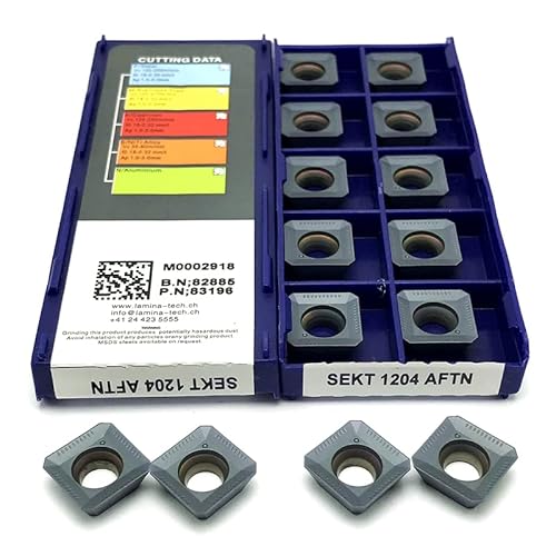 SEKT1204 AFTN LT30 Hartmetalleinsatz Drehwerkzeug Wendeschneidplatten SEKT 1204 Fräswerkzeug Metalldrehwerkzeug Dreheinsatz Hartlegierung von LXXOZ
