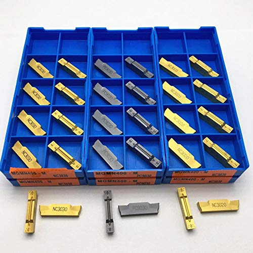 Stoßwerkzeug MGMN150 MGMN200 MGMN300 MGMN400 NC3020 NC3030 PC9030 Geschlitztes und geschlitztes Hartmetall-Drehwerkzeug(MGMN400 M NC3020,20PCS(2box)) von LXXOZ