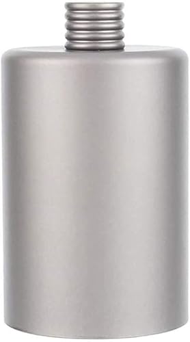 Flachmann für Spirituosen – auslaufsicherer Taschenflachmann aus Titan, 200 ml, tragbares Taschenformat für Outdoor, Camping und Wandern von LXYDPZ