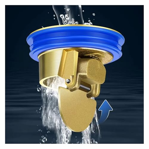Dichtungsstopfen, Geruchshemmendes Abwassersieb, Sieb-Abflussabdeckung, Schnelle Entwässerung, Geruchsresistente Siphon-Werkzeuge(Gold) von LXYTT