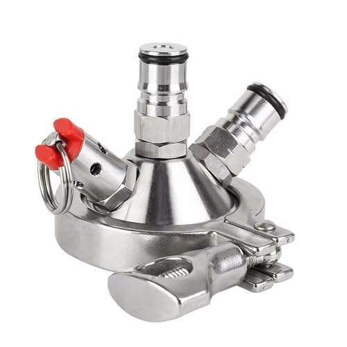 Fass-Speer, Fass-Ball-Lock-Zapfkopf, 2 Zoll, Tri-Clover-Kit, Umbau Von Tri-Clamp-Fass Auf Ball Lock Fass-Speer, Fass-Ball-Lock-Zapfkopf, 2 Zoll, Tri-Clover-Kit, Umbau Von Tri-Clamp-Fass Auf Ball Lock von LXYTT