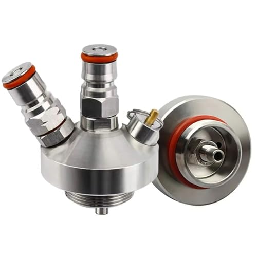 Mini-Fassspender, Doppelkugelverschluss, Speer, Bier-Growler-Speer Aus Edelstahl Mit 30 Cm Silikonschlauch For 2–10 L Fass, 1 Stück Mini-Fassspender, Doppelkugelverschluss, Speer, Bier-Growler-Speer Aus Edelstahl Mit 30 Cm Silikonschlauch For 2–10 L Fass, 1 Stück von LXYTT
