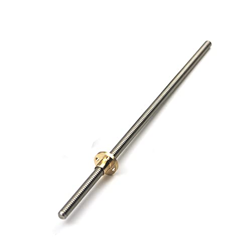T8-Leitspindel, Steigung 2 Mm, Steigung 8 Mm, 150–1000 Mm, Mit Messingmutter For CNC-3D-Drucker(900mm) von LXYTT