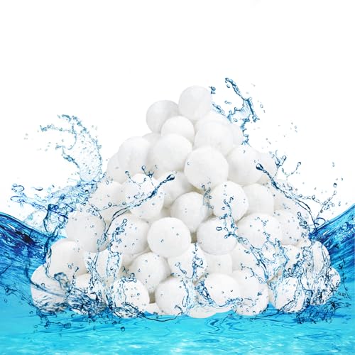LXYYDS Filterbälle Pool, 1000g Filterbälle Für Pool Ersetzen, Filterballs für Sandfilteranlagen, Geeignet für sandfilteranlagen, Schwimmbad, Filterpumpe, Aquarium Sandfilter, Filtersand 36kg Ersetzen von LXYYDS