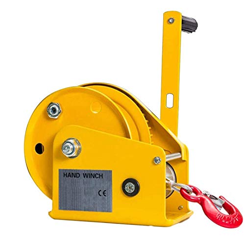 LXYYSG Handseilwinde, Forst Seilwinde Hand mit Automatisch Bremse, Tragbar Winde mit Seilzug und Haken, Multifunktion Hissen Ratsche Handwinde Bootswinde, Stahlschale Stabil und Langlebig LXYYSG Handseilwinde, Forst Seilwinde Hand mit Automatisch Bremse, Tragbar Winde mit Seilzug und Haken, Multifunktion Hissen Ratsche Handwinde Bootswinde, Stahlschale Stabil und Langlebig von Aocay