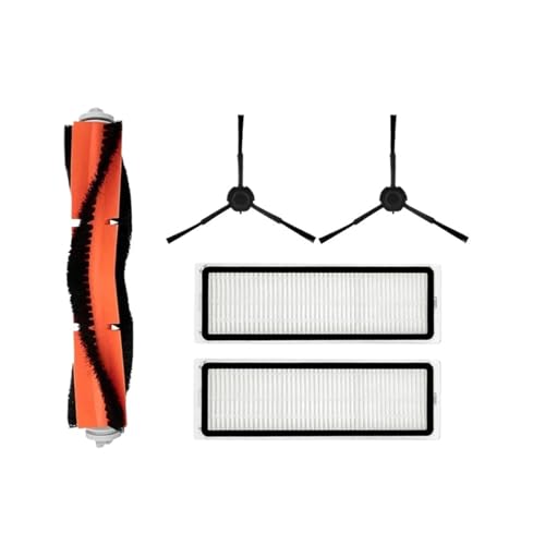 Filter kompatibel mit Xiaomi Mi Robot Vacuum-Mop 2 Ultra STYTJ05ZHM Staubsaugerzubehör, Staubbeutel, Wischtuch, Hauptseitenbürstenteile (Hellgrau) von LXYYZJOZ