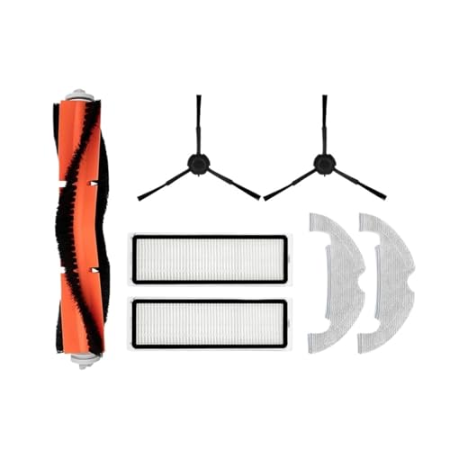 Filter kompatibel mit Xiaomi Mi Robot Vacuum-Mop 2 Ultra STYTJ05ZHM Staubsaugerzubehör, Staubbeutel, Wischtuch, Hauptseitenbürstenteile (Hellgrün) von LXYYZJOZ
