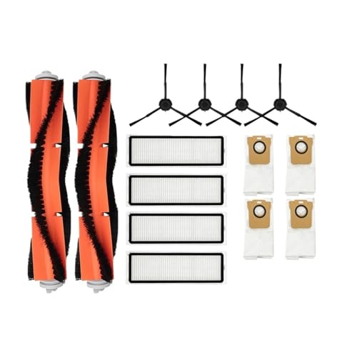 Filter kompatibel mit Xiaomi Mi Robot Vacuum-Mop 2 Ultra STYTJ05ZHM Staubsaugerzubehör, Staubbeutel, Wischtuch, Hauptseitenbürstenteile (Lavendel) von LXYYZJOZ