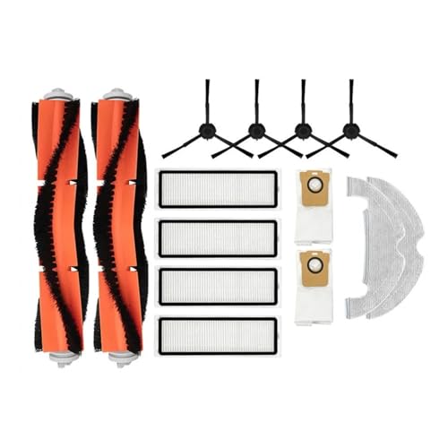 Filter kompatibel mit Xiaomi Mi Robot Vacuum-Mop 2 Ultra STYTJ05ZHM Staubsaugerzubehör, Staubbeutel, Wischtuch, Hauptseitenbürstenteile (MULTI) von LXYYZJOZ