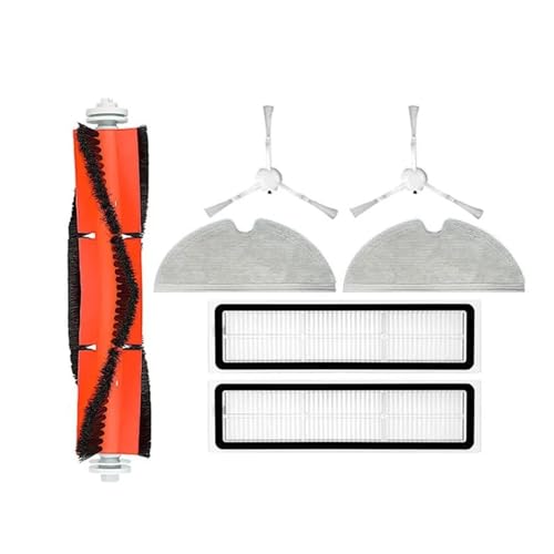 Kompatibel mit Dreame D9, D9 Max, L10 Pro, Trouver LDS Finder Roller Seitenbürste Mop, Hepa-Filter, Staubsauger-Zubehörteil (7 Stück) von LXYYZJOZ