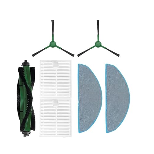 Kompatibel mit IRobot Roomba Combo Essential Roomba Vac Essential Cleaner Roboter-Staubsauger, Hauptseitenbürste, HEPA-Filter-Mopp-Zubehör (Set 6) von LXYYZJOZ