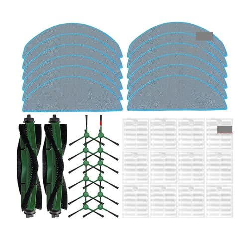 Kompatibel mit IRobot Roomba Combo Essential Roomba Vac Essential Cleaner Roboter-Staubsauger, Hauptseitenbürste, HEPA-Filtermopp-Zubehör (Set 2) von LXYYZJOZ