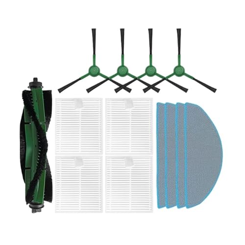 Kompatibel mit IRobot Roomba Combo Essential Roomba Vac Essential Cleaner Roboter-Staubsauger, Hauptseitenbürste, HEPA-Filtermopp-Zubehör (Set 4) von LXYYZJOZ