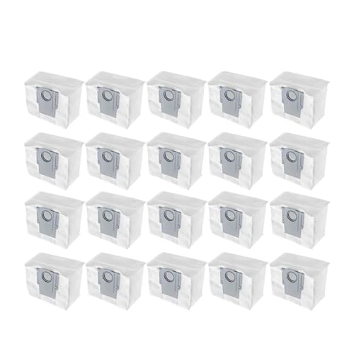 Kompatibel mit Roborock S8 Pro Ultra Roborock S7 Maxv Ultra Roborock Q7 Max+ Roborock Q8 Max Puls Ultra Roboter-Staubsaugerbeutel Zubehör (20 Stück) von LXYYZJOZ
