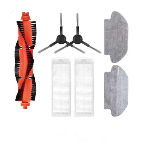 Kompatibel mit Xiaomi Mi Robot Vacuum Mop 2S / Mop P/Mop Pro / XMSTJQR2S / STYTJ02YM Ersatzteile Hauptseitenbürste Hepa-Filter-Mopp (MIMOP2S121204) von LXYYZJOZ
