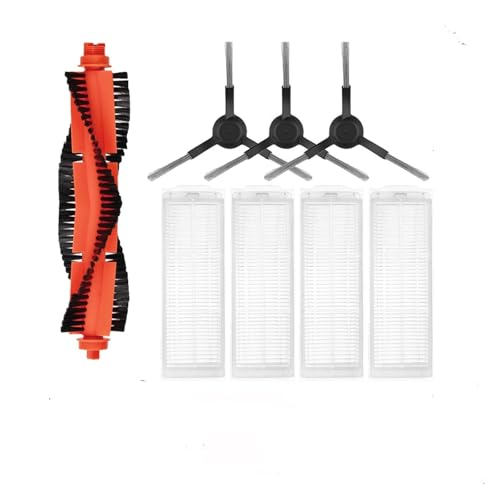 Kompatibel mit Xiaomi Mi Robot Vacuum Mop 2S / Mop P/Mop Pro / XMSTJQR2S / STYTJ02YM Ersatzteile Hauptseitenbürste Hepa-Filter-Mopp (MIMOP2S121206) von LXYYZJOZ