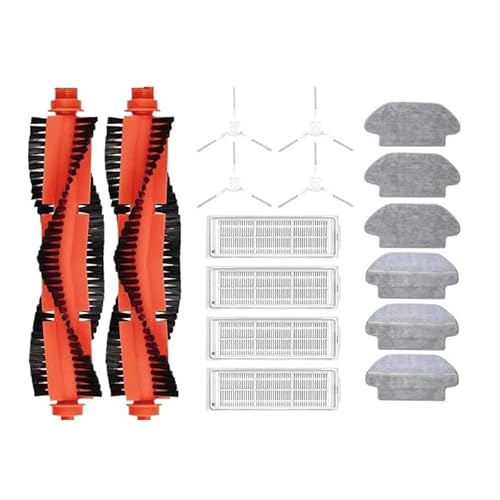 LXYYZJOZ Zubehör kompatibel mit Xiaomi Saugroboter S10, S12, kompatibel mit Xiaomi Mijia 3C, 2S, Mi Robot Vacuum Mop P B106GL STYTJ02YM Staubsaugerteilen (Hellgelb) von LXYYZJOZ