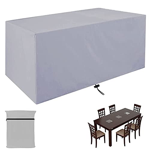 Abdeckung für Gartenmöbel,Rechteckig Outdoor Furniture Cover, Abdeckplane für Gartenmöbel Wasserdicht Winterfest,420D Oxford, Alle Größen Atmungsaktiv Oxford Schutzhülle Gartenmöbel-150x90x80cm von LXZHPA