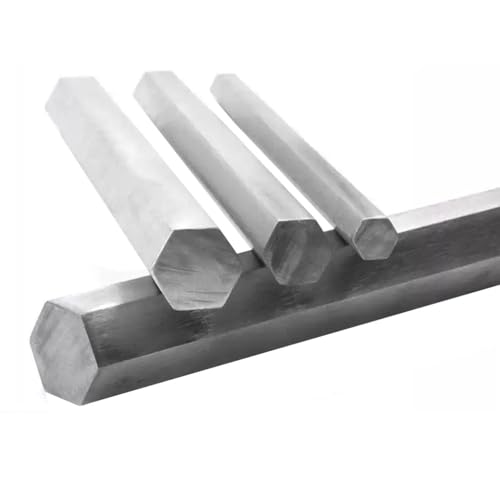 Edelstahlstangen, Sechskantstange aus Edelstahl 304, 100 mm lang, sechseckig, gegenüberliegend, massive Metallstange, 1 Stück(22mm) von LXZSMH