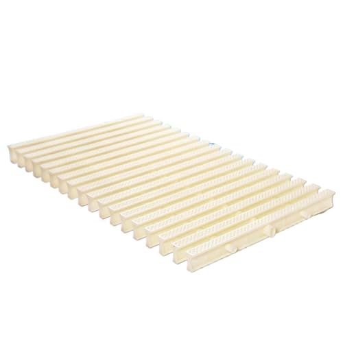 LXZSMH Schwimmbad-Entwässerungs-Überlaufrost, 360° drehbares, spleißbares Straßenrinnengitter for Gehwege, Hofzäune(30x 100cm,10 Pieces) von LXZSMH