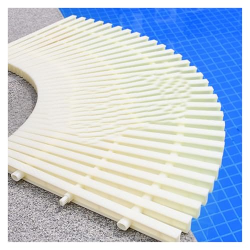 LXZSMH Schwimmbad-Entwässerungs-Überlaufrost, Robuste Entwässerungsgrabenabdeckung aus ABS-Kunststoff for Einfahrten, Terrassen und Decks(10 Pieces) von LXZSMH