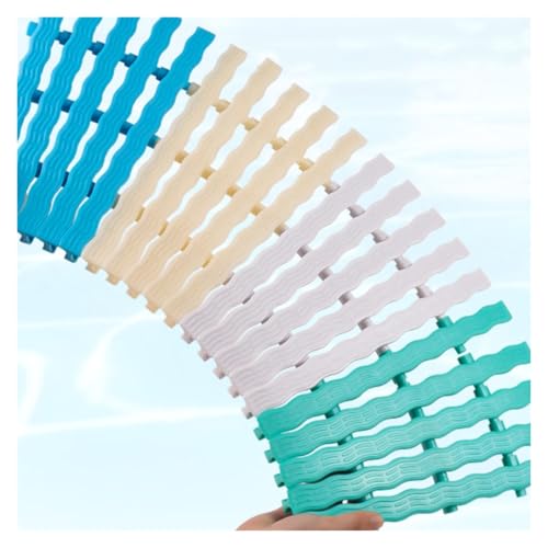 LXZSMH Schwimmbad-Entwässerungs-Überlaufrost, Wave Grating Cover Strip,Colors Can be Customized,for Driveways Patios Decks(18x 100cm) von LXZSMH