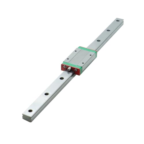Lineare Gleitführung und Schlittengleiter, 1 Stück Linearführung + 1 Stück MGN15H 100 mm – 500 mm Miniatur-Linearschiene(400mm) von LXZSMH