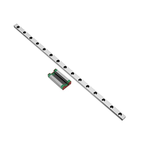 Linearschienenführungsmaschinen-Kit, 2 Stück MGN9-Linearführung + 4 Stück MGN9-Schieber MGN9H 100 mm – 800 mm Miniatur-Linearführungsschiene(700mm) von LXZSMH