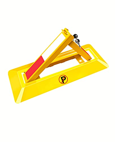 Parkplatzbarriere, Mit Vorhängeschloss, Klappparkplatz, Bodenschloss, Kollisionsschutz, Aufbruchschutz(C) von LXZSMH