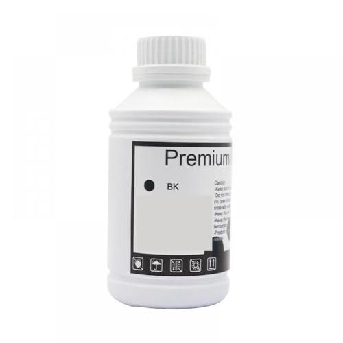 500 ml Pigmenttinte Kompatibel mit Verschiedene Modelle PFI-120 PFI-320 PFI-8120 Kompatibel mit TM200 TM205 TM300 TM305 TM5300 TM5305 TM5200 TM5205 GP200 GP300(500ML-Pigment-BK) von LXfOtG