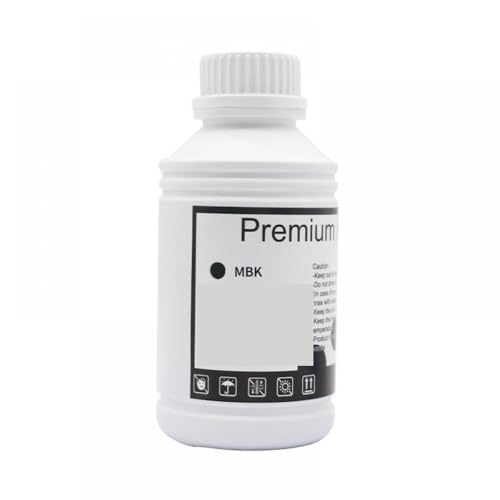 500 ml Pigmenttinte Kompatibel mit Verschiedene Modelle PFI-120 PFI-320 PFI-8120 Kompatibel mit TM200 TM205 TM300 TM305 TM5300 TM5305 TM5200 TM5205 GP200 GP300(500ML-Pigment-MBK) von LXfOtG