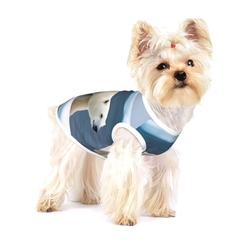 Hundehemd mit Eisbär-Aufdruck, für kleine Rassen wie Chihuahuas, Yorkies und Welpen Hundehemd mit Eisbär-Aufdruck, für kleine Rassen wie Chihuahuas, Yorkies und Welpen von LXqlSS