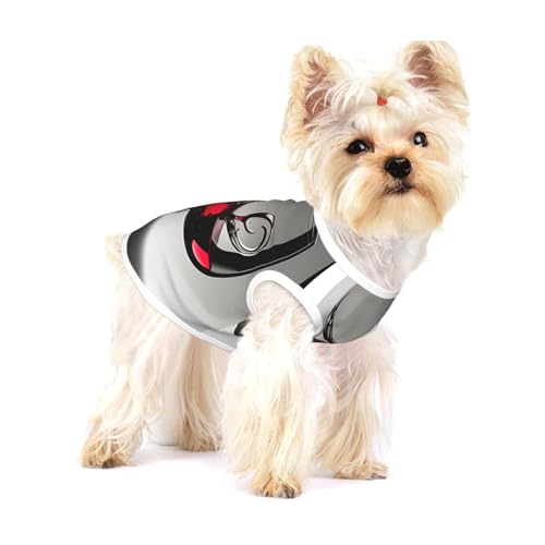 Hundehemd mit Weinglas-Aufdruck, für kleine Rassen wie Chihuahuas, Yorkies und Welpen von LXqlSS