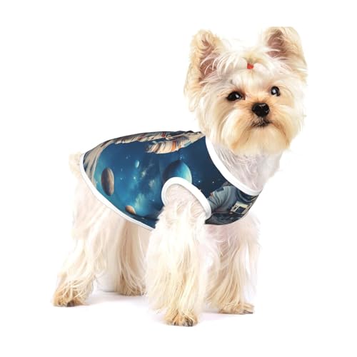 Hundehemd mit Weltraum-Aufdruck, für kleine Rassen wie Chihuahuas, Yorkies und Welpen Hundehemd mit Weltraum-Aufdruck, für kleine Rassen wie Chihuahuas, Yorkies und Welpen von LXqlSS
