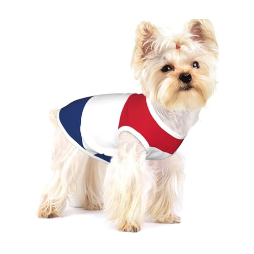 Hundehemd mit niederländischer Flagge, für kleine Rassen wie Chihuahuas, Yorkies und Welpen von LXqlSS