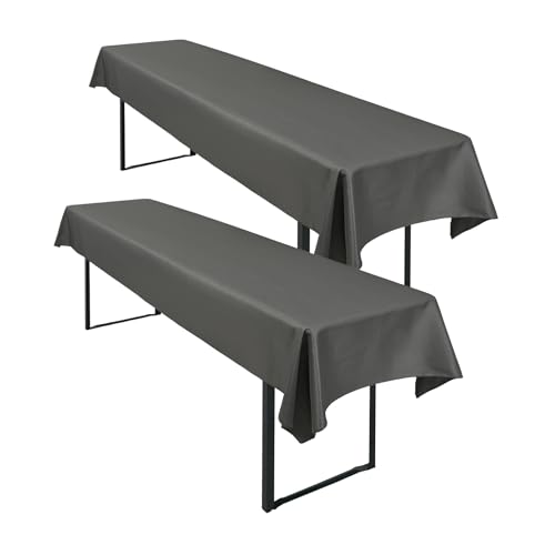 2 Stück Dunkelgrau Wasserfester Gebürstetes Biertisch Tischdecke 250 x 100cm Biertischtuch Geeignet für Familienfeiern Parties Bankette Bierzeltfestivals und andere Anlässe 2 Stück Dunkelgrau Wasserfester Gebürstetes Biertisch Tischdecke 250 x 100cm Biertischtuch Geeignet für Familienfeiern Parties Bankette Bierzeltfestivals und andere Anlässe von LYAFS
