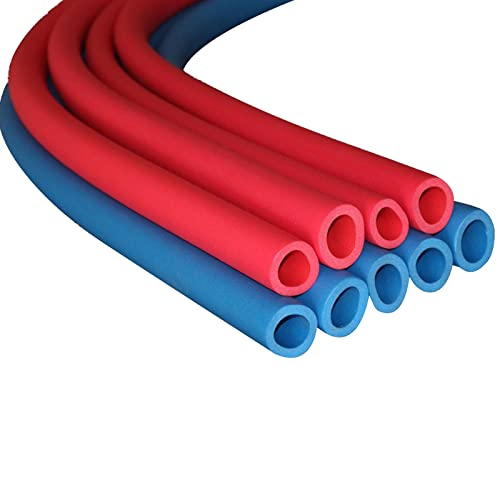 Klimaanlage Rohrisolierung Rot/Blau Trampolin Schaumstoff Rohre ID 6mm - 60mm Frostschutz/Wasserdicht Schaumstoffschlauch Isolierschlauch, 1.8/2m Länge ( Color : Blau , Size : ID 25MM x Thick 15MM x L von LYAH