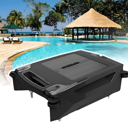 LYAYYDS Solarbetriebener Pool-Laubskimmer, automatischer Solar-Poolreiniger, automatischer Pool-Staubsauger mit automatischer Flucht und automatischer Wende von LYAYYDS
